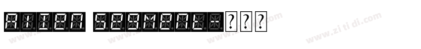 Alien segment字体转换